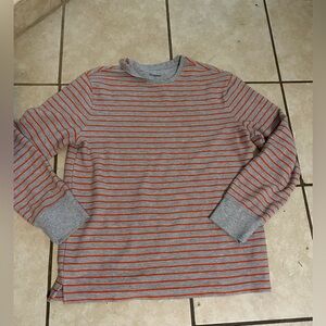 Goodfellow & Co Men's Gray and Red Crewneck Sweater